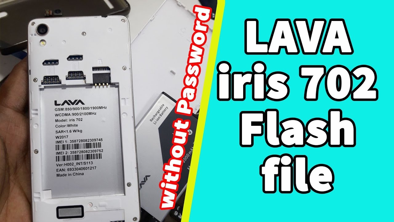 Lava Iris 702 Flash File S110 S107 S106 S114 S113 Without Password