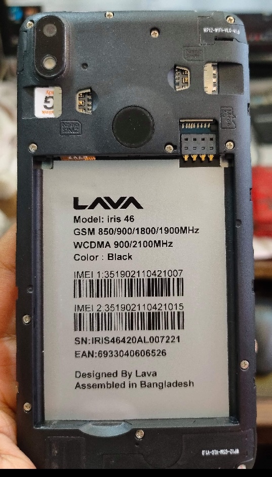 Lava Iris 46 LH9950 Flash File Firmware Without Password